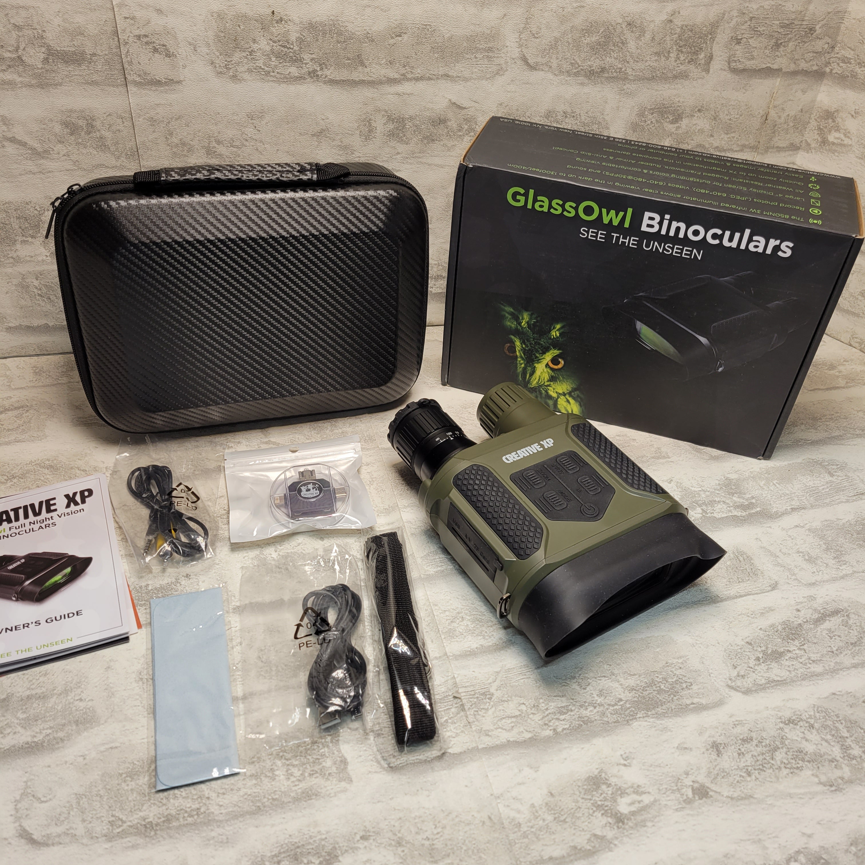 Creative XP GlassOwl Night Vision Digital Binoculars (7857357914350)